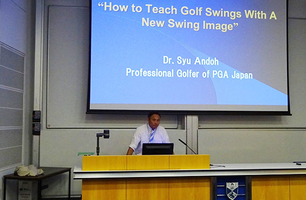 How to Teach Golf Swings With A New Swing Image, World Scientific Congress of Golf Ⅷ, St Andrews，Scotland, 2016,7